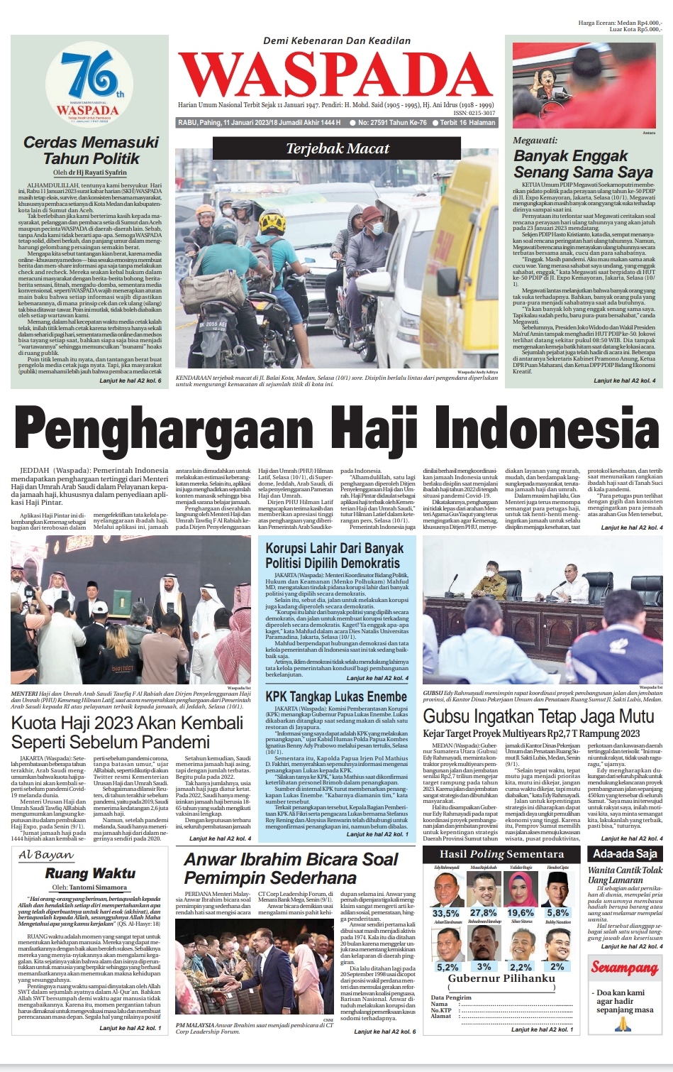 Waspada Rabu Januari Epaper Harian Waspada